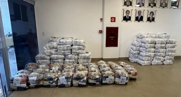 PCMG participa de campanha e arrecada 211 cestas básicas para doação a pessoas vulneráveis PCMG participa de campanha e arrecada 211 cestas básicas para doação a pessoas vulneráveis
