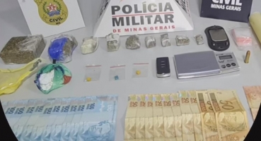Patos de Minas - Homem é preso por tráfico de drogas no bairro Jardim Recanto Patos de Minas - Homem é preso por tráfico de drogas no bairro Jardim Recanto