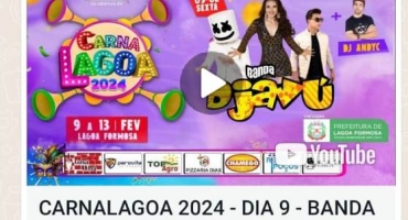 Acompanhe pelo Portal Ao Vivo e Patos 1 a cobertura do Carnalagoa 2024