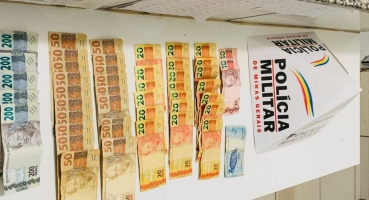 Presidente Olegário - Estelionatário é preso com cerca de 2 mil reais em notas falsas Presidente Olegário - Estelionatário é preso com cerca de 2 mil reais em notas falsas