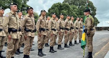10ª RPM realiza solenidade de entrega da boina para os alunos do Curso de Formação de Soldados 2023