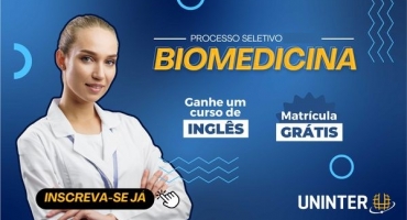 O Centro Universitário Uninter Patos de Minas lança curso superior de Biomedicina, modalidade Semipresencial; bolsas com até 50% de desconto. 