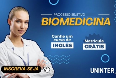 O Centro Universitário Uninter Patos de Minas lança curso superior de Biomedicina, modalidade Semipresencial; bolsas com até 50% de desconto. 