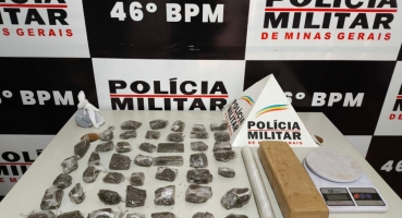 Guimarânia - Operação policial apreende grande quantidade de drogas na cidade Guimarânia - Operação policial apreende grande quantidade de drogas na cidade