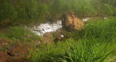 Durante perseguição, motorista inabilitado perde controle direcional de automóvel e cai dentro do córrego do Monjolo Durante perseguição, motorista inabilitado perde controle direcional de automóvel e cai dentro do córrego do Monjolo