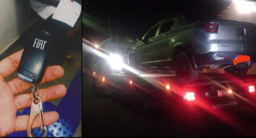 Fiat/Toro furtada em Patos de Minas é recuperada em Carmo do Paranaíba; autor foi preso Fiat/Toro furtada em Patos de Minas é recuperada em Carmo do Paranaíba; autor foi preso