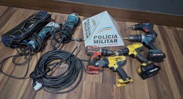  Carmo do Paranaíba – Em rápida ação Polícia Militar prende suspeito e recupera materiais furtados 