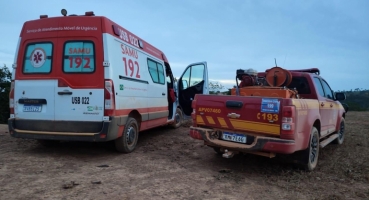 Mulher fica por quatro dias dentro de grota no município de Tiros até ser localizada e resgatada Mulher fica por quatro dias dentro de grota no município de Tiros até ser localizada e resgatada