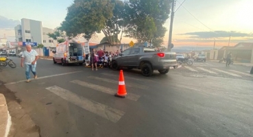 Estudante de 13 anos é atropelada enquanto atravessa a faixa de pedestre em Patos de Minas Estudante de 13 anos é atropelada enquanto atravessa a faixa de pedestre em Patos de Minas