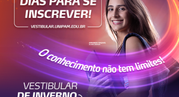 Últimos dias para se inscrever no Vestibular de Inverno do UNIPAM