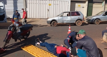 Carmo do Paranaíba – Acidente de trânsito envolve carro e moto com condutores inabilitados Carmo do Paranaíba – Acidente de trânsito envolve carro e moto com condutores inabilitados
