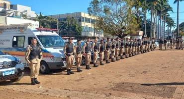 Polícia Militar de Patos de Minas da início a campanha Agosto Lilás com o objetivo de promover a conscientização da violência contra a mulher Polícia Militar de Patos de Minas da início a campanha Agosto Lilás com o objetivo de promover a conscientização da violência contra a mulher