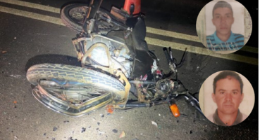 Duas pessoas morrem e uma fica gravemente ferida em acidente envolvendo motocicletas na BR-365; em Patos de Minas Duas pessoas morrem e uma fica gravemente ferida em acidente envolvendo motocicletas na BR-365; em Patos de Minas