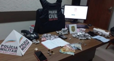 Mulher é presa por tráfico de drogas em Coromandel Mulher é presa por tráfico de drogas em Coromandel