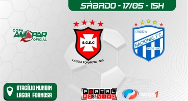 Santa Cruz enfrenta o Nacional de Tiros na primeira partida das semifinais da Copa Amapar Oficial 2025