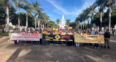 Lagoa Formosa - Semana Nacional do Trânsito e “Maio Laranja” são marcados por caminhada de conscientização