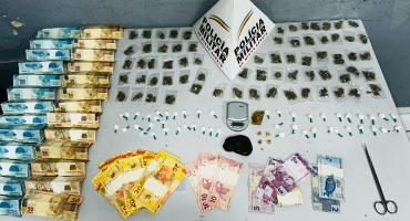 Casal é preso pela Polícia Militar em Patos de Minas por tráfico de drogas 