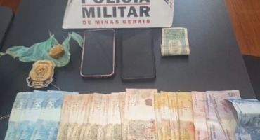 Tiros - Operação conjunta das polícias Civil e Militar apreende drogas e celulares