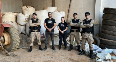 Carmo do Paranaíba – Polícias Militar e Civil recuperam café avaliado em R$ 1 milhão de organização criminosa