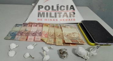 Lagoa Formosa - Polícia Militar prende dois homens por tráfico de drogas 