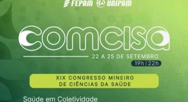UNIPAM promove Congresso Mineiro de Ciências da Saúde de 22 a 25 de setembro UNIPAM promove Congresso Mineiro de Ciências da Saúde de 22 a 25 de setembro
