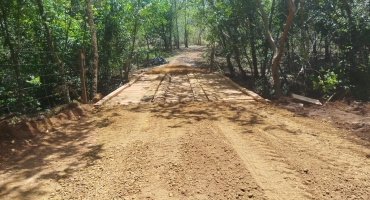 Prefeitura de Lagoa Formosa finaliza construção de mais uma ponte na região de Sumaré 