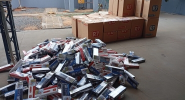 Lagoa Formosa – Polícia Militar Rodoviária prende carregamento de cigarro oriundo do Paraguai avaliado em mais de 170 mil reais 
