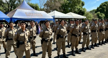  10ª Região da Polícia Militar de Minas Gerais realiza solenidade com alunos do Curso de Formação de Soldados 
