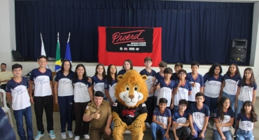 Polícia Militar realiza formatura de 222 alunos do PROERD na cidade de Lagoa Formosa