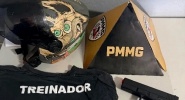 Suspeito de cometer assalto em posto de combustíveis é identificado e preso após ação da Polícia Militar; em Patos de Minas 