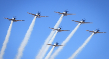 Patos de Minas - Cidade entra no clima para o show da Esquadrilha da Fumaça no sábado (28)