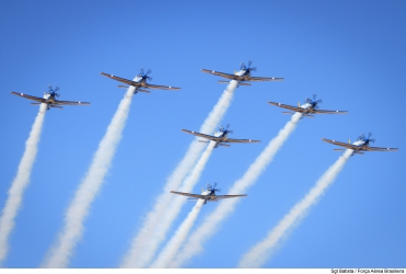 Patos de Minas - Cidade entra no clima para o show da Esquadrilha da Fumaça no sábado (28)