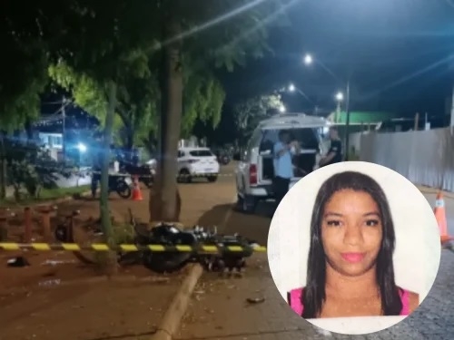 Mulher que estava em garupa de motocicleta morre em acidente no bairro Sebastião Amorim em Patos de Minas 