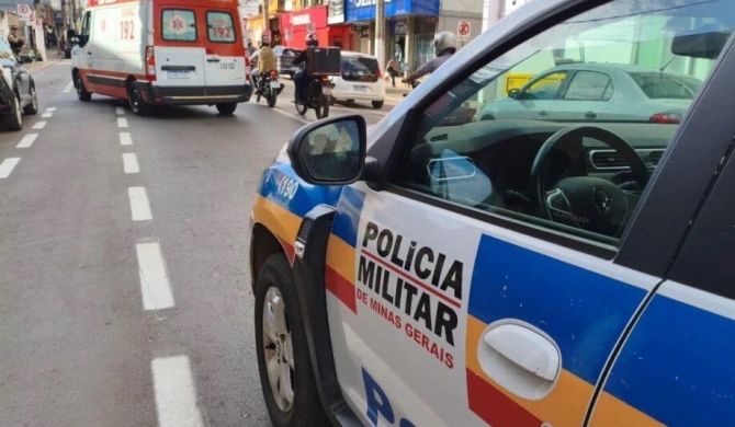 Idosa é atropelada por caminhão em Patos de Minas ao atravessar rua no centro da cidade