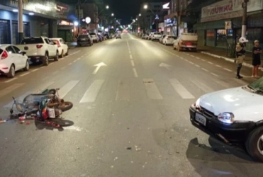 Patos de Minas - Motociclista embriagado e sem habilitação é preso após acidente no bairro Lagoa Grande