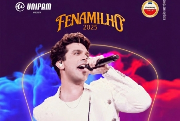 Luan Santana é a grande atração desta sexta-feira (5) na Fenamilho 2026