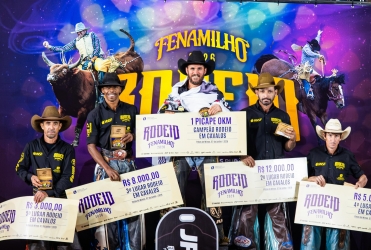 Fenamilho 2026 - Finais emocionantes do rodeio e show com Di Paullo & Paulino encerram o evento 